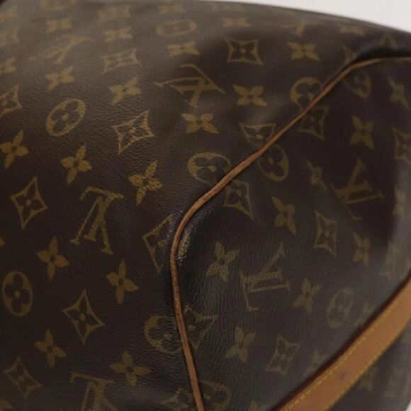 LOUIS VUITTON Monogram Keepall Bandouliere 55 Boston Bag M41414 LV Auth 134849 - Picture 4 of 16
